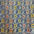 Blue Huanhua Brocade Pattern Shu Brocade — Shu Brocade fabric by Orient Culture