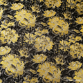 Peony Dream · Black Gold Shu Brocade — Shu Brocade fabric by Orient Culture