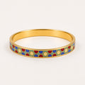 Imperial Honeycomb Cloisonné Bangle