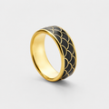 Black Scale Cloisonné Ring