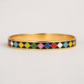 Midnight Mosaic Cloisonné Bangle