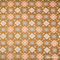 Persimmon Calyx Brocade Pattern · Orange Gold — Shu Brocade fabric by Orient Culture