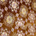Floral Shadow Pattern.Brown Shu Brocade — Shu Brocade fabric by Orient Culture