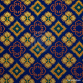 Blue Persimmon Ruyi Shu Brocade — Shu Brocade fabric by Orient Culture