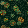Green Auspicious Blessing Shu Brocade — Shu Brocade fabric by Orient Culture