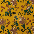 Golden Baoxiang Flower Shu Brocade — Shu Brocade fabric by Orient Culture