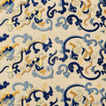 White Auspicious Ruyi Shu Brocade — Shu Brocade fabric by Orient Culture