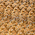 Butterflies & Orchids · Orange Gold Shu Brocade — Shu Brocade fabric by Orient Culture