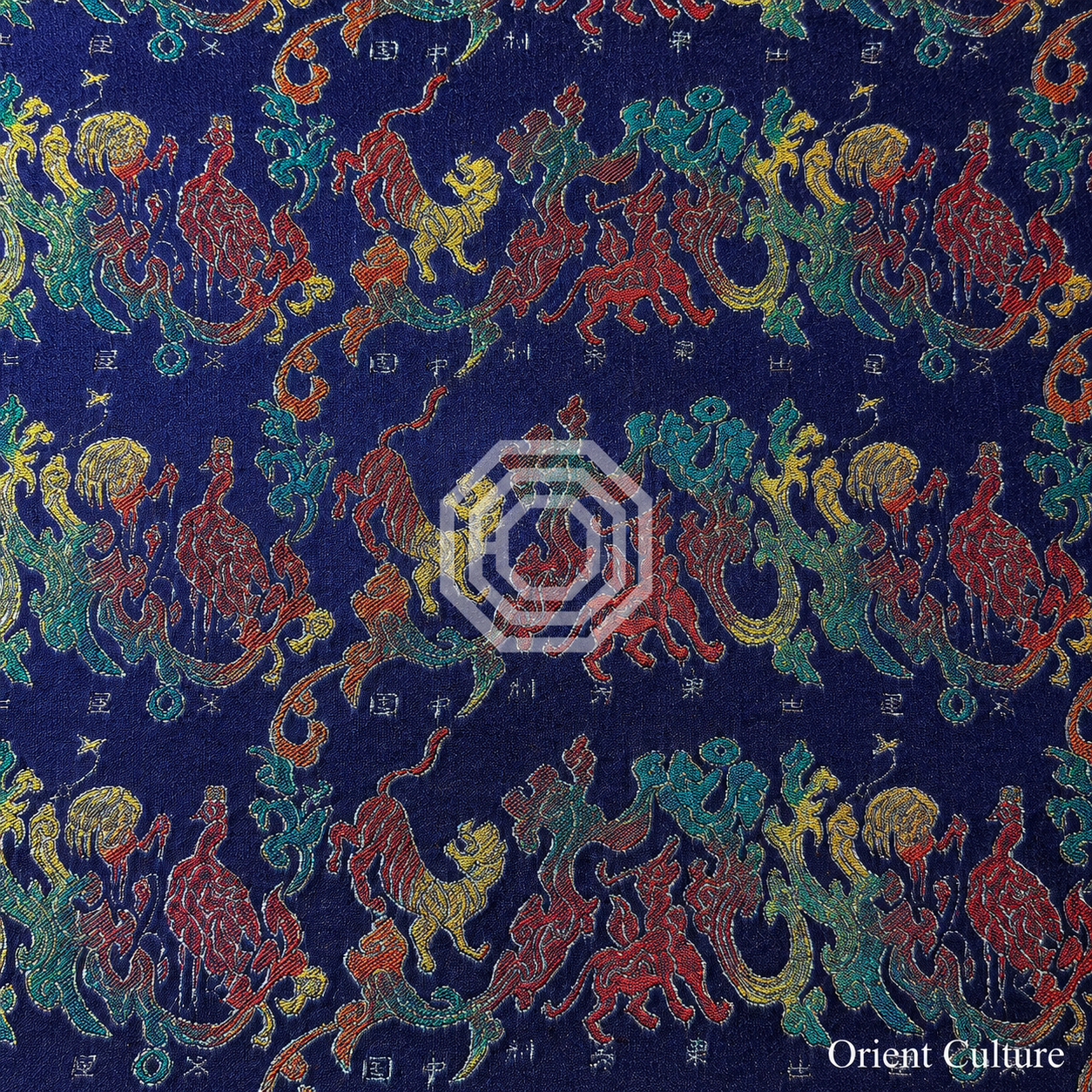 OC-SB-083 — Five Stars Rising in the East Shu Brocade